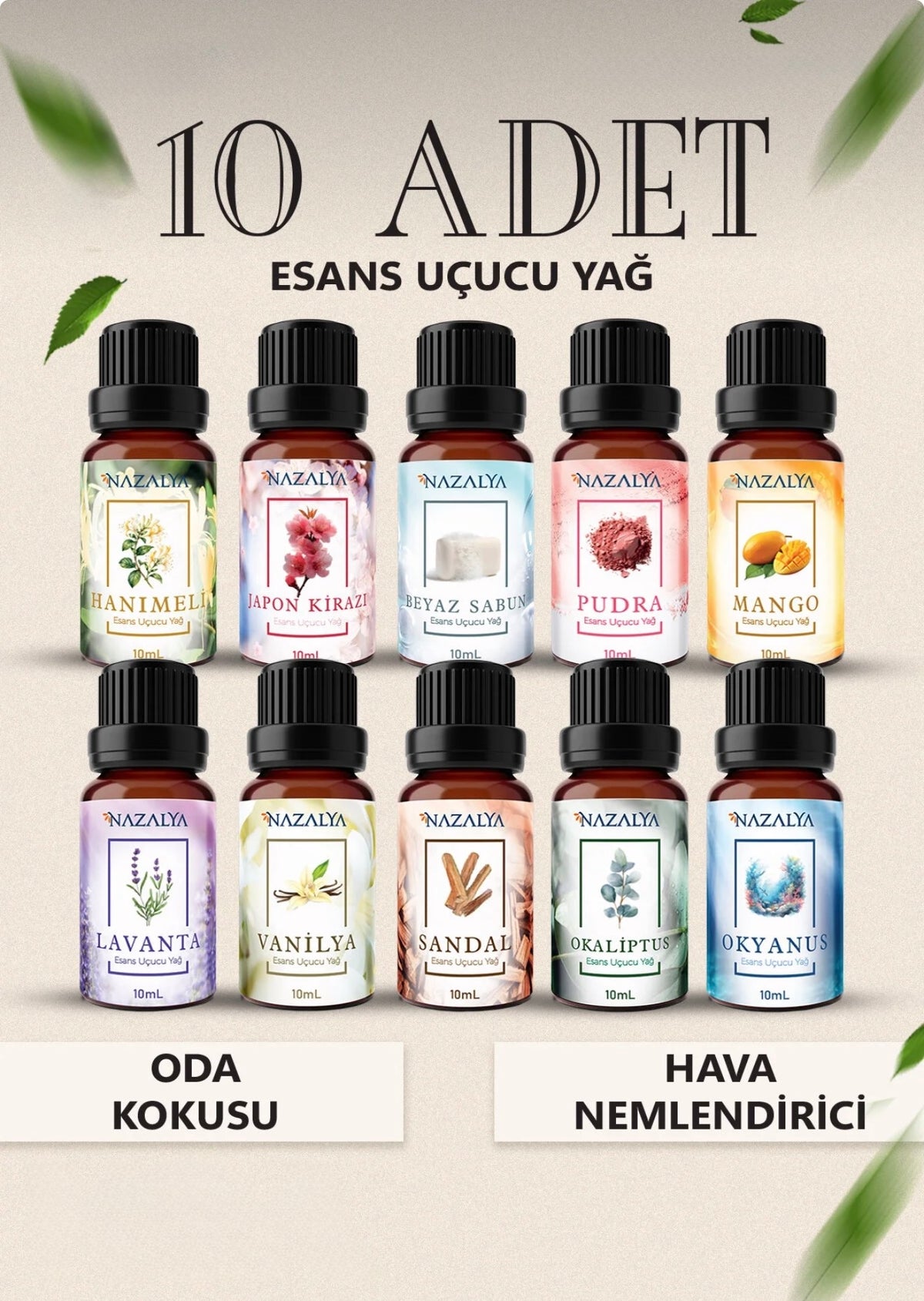 Hava Nemlendiricisi için Esansiyel Uçucu Yağ