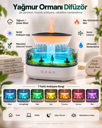 AURALIS  Yağmur Efektli Orman Nemlendirici